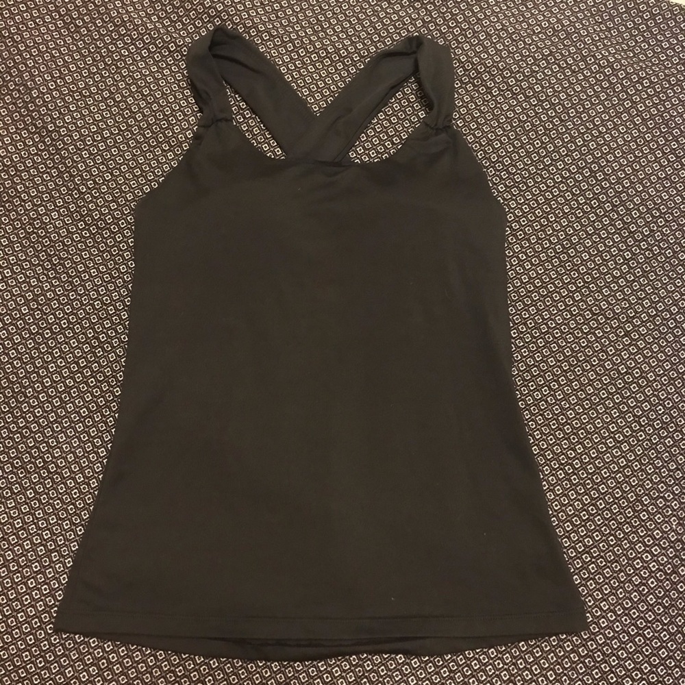 PrAna crossback workout tank with bra!